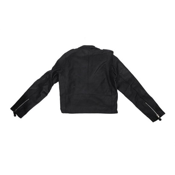 Dream Apparel Kids Genuine Leather Motorcycle Jacket KD344 - Picture 3 of 7